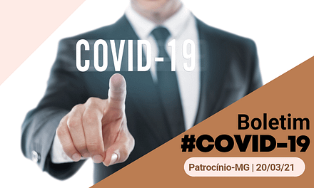 56 novos casos e 2 óbitos confirmados de covid-19 em Patrocínio, no boletim de sábado (20)